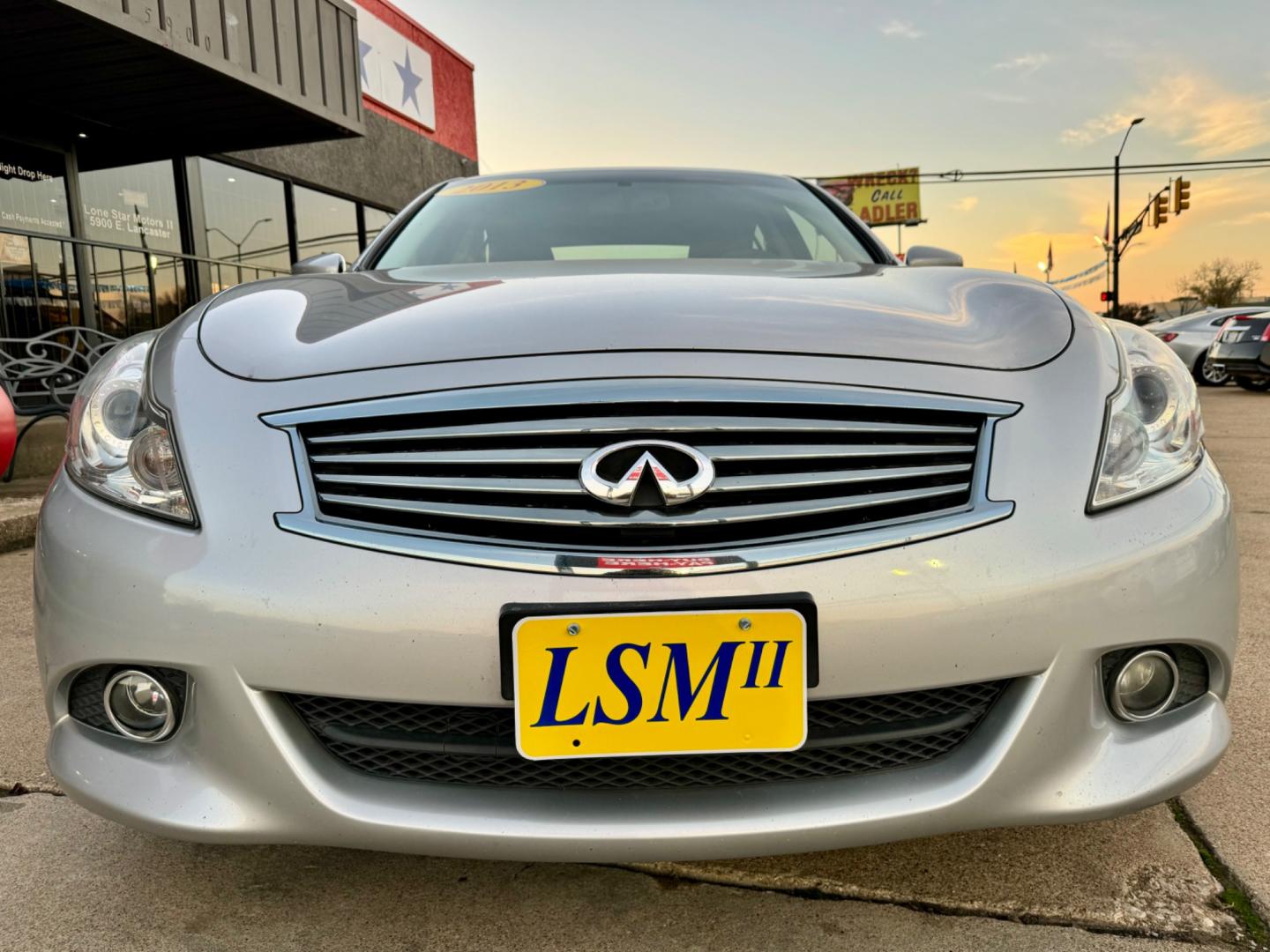 2013 SILVER INFINITI G37 BASE; SPORT; JOU (JN1CV6AP9DM) , located at 5900 E. Lancaster Ave., Fort Worth, TX, 76112, (817) 457-5456, 0.000000, 0.000000 - Photo#2